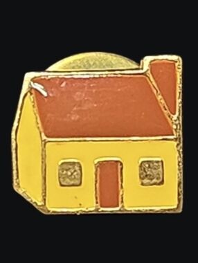 Vintage Gild-Tone Webelos Type-2 "Handyman" Activity Enamel House Badge Pin